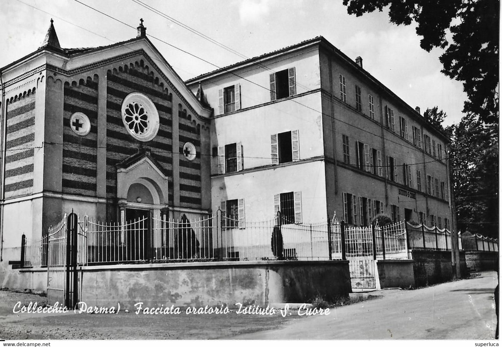 8-COLLECCHIO(PARMA)FACCIATA ORATORIO ISTITUTO S. CUORE(ED.PONZI CARMEN) - Parma