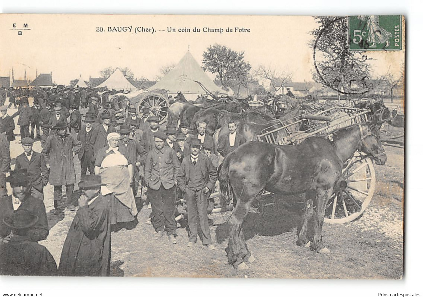 CPA 18 Baugy - Un Coin Du Champ De Foire - Baugy