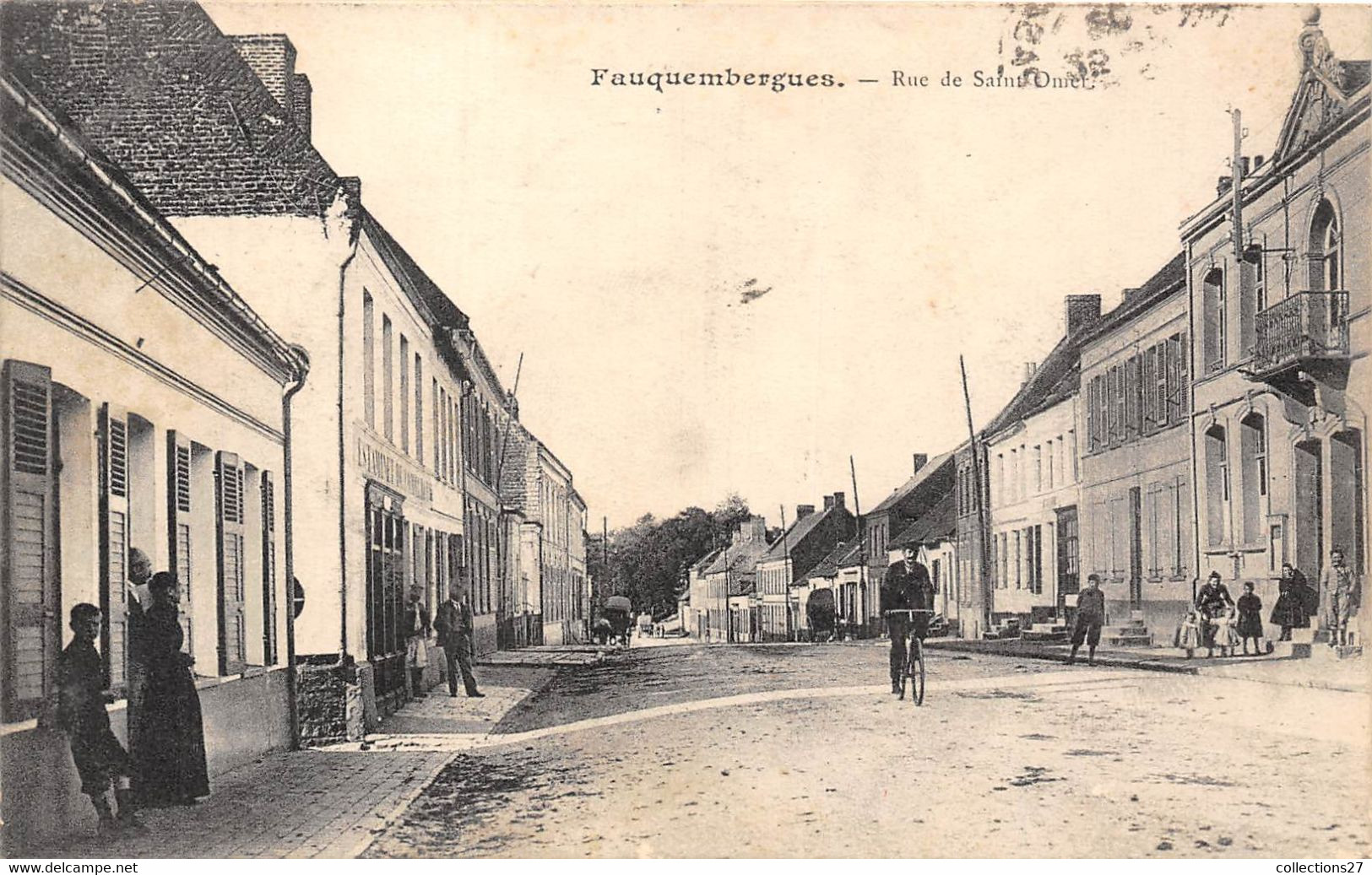 62-FAUQUEMBERGUES- RUE DE SAINT-OMER - Fauquembergues