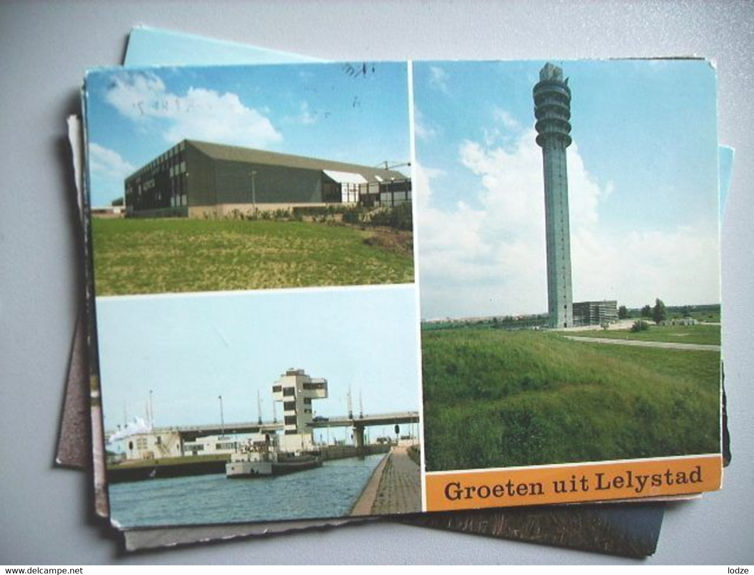 Nederland Holland Pays Bas Lelystad Met Toren En Sluis - Lelystad