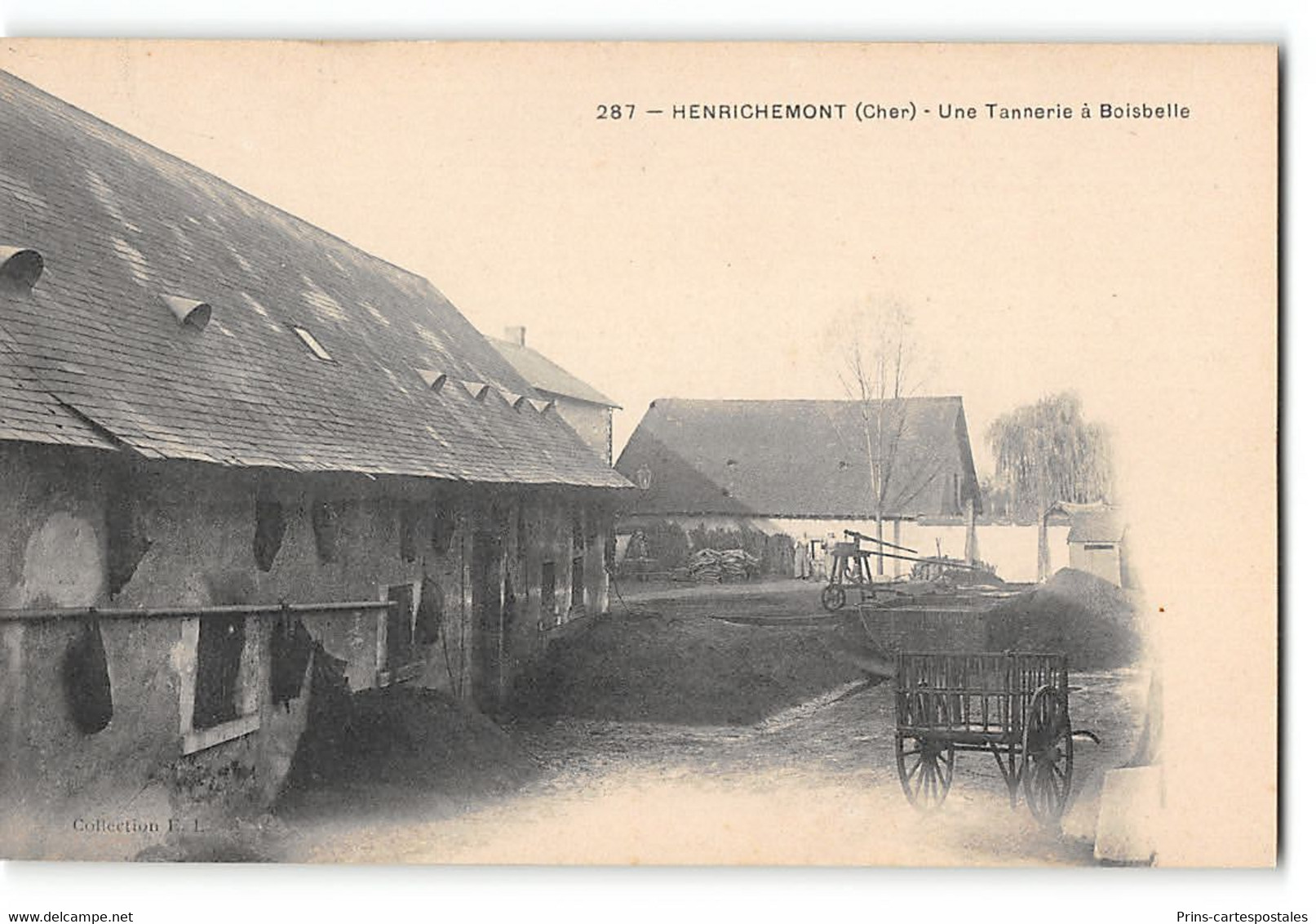CPA 18 Henrichemont - Une Tannerie à Boisbelle - Henrichemont