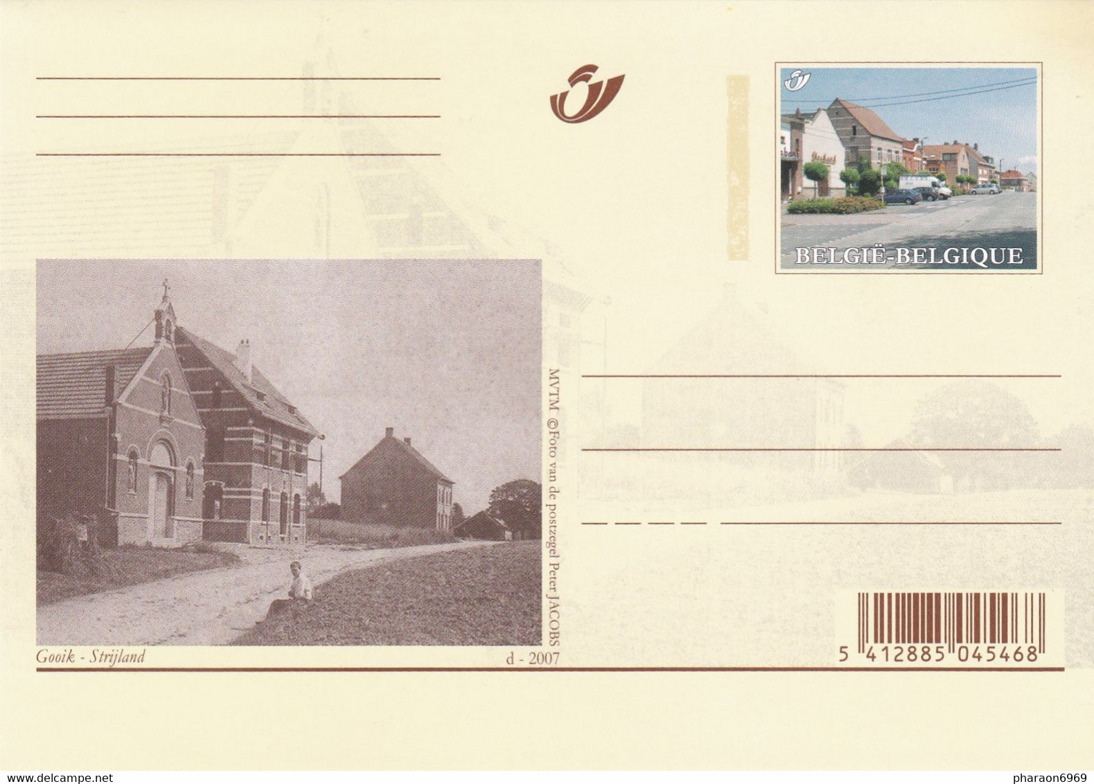 Carte Entier Postal Neuve Gooik Strijland - Gooik