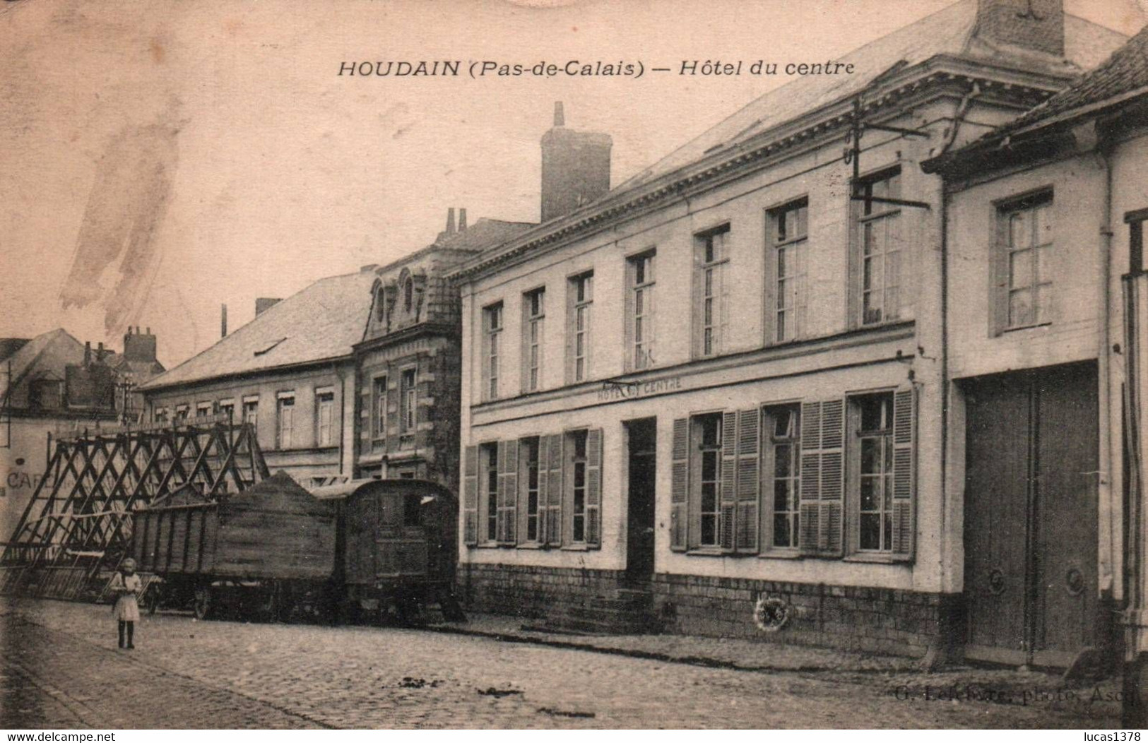 62 / HOUDAIN / HOTEL DU CENTRE - Houdain