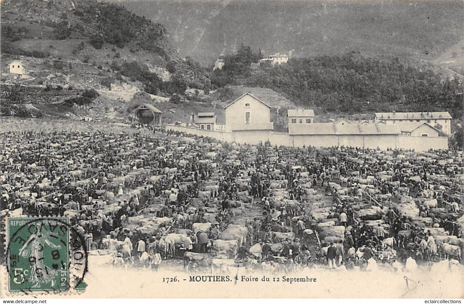 Moutiers         73        Foire Aux Bestiaux Du 11 Septembre    (voir Scan) - Moutiers