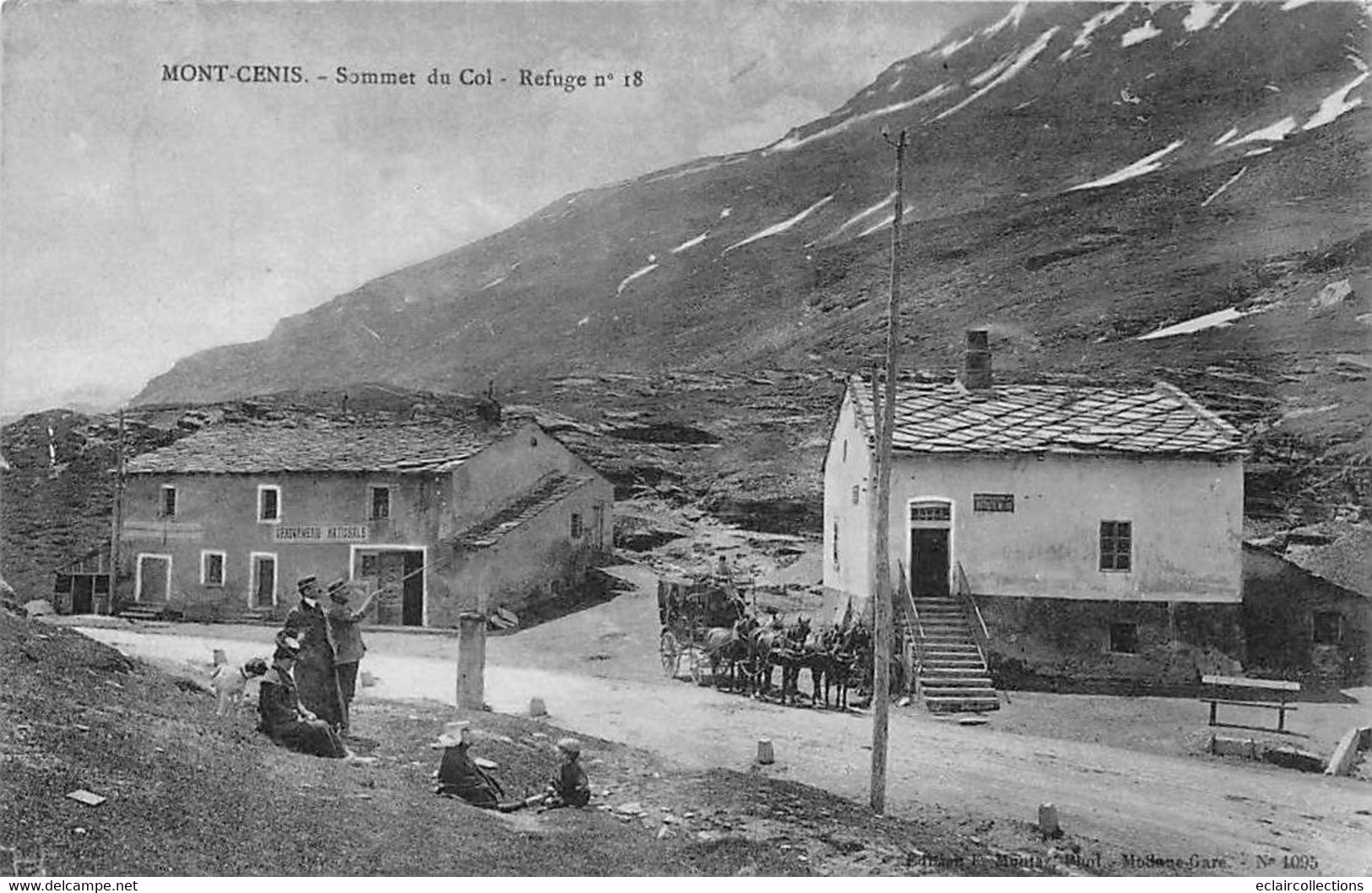 Mont Cenis          73         Sommet Du Col. Gendarmerie      (voir Scan) - Andere & Zonder Classificatie