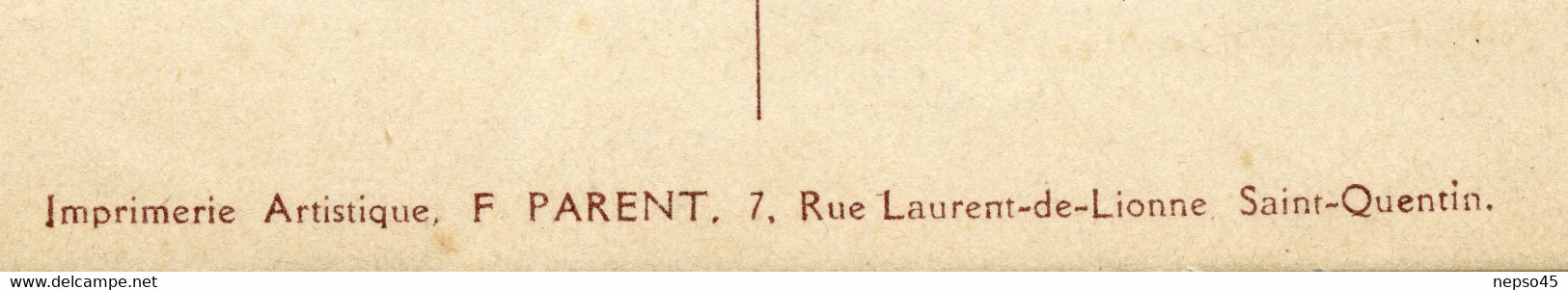 Carillonneur Gustave Cantelon.Saint-Quentin.souvenir Des Fêtes Du Carillon Juin 1924.sonnerie Sanche Réglée Par Cantelon - Einweihungen