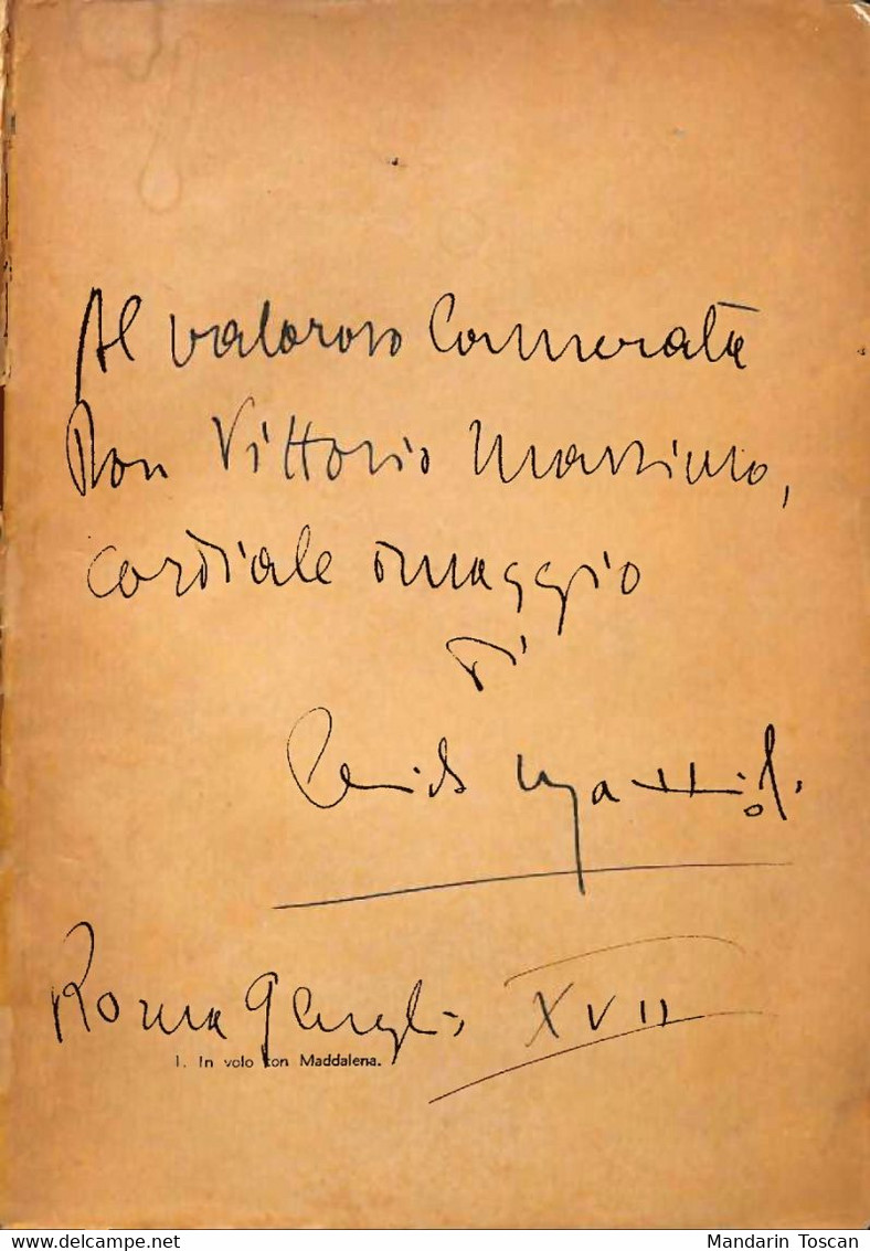 In Volo Con Umberto Maddalena (1938) (Aviation Italie Hydravions Raids Aériens) - Libri Antichi