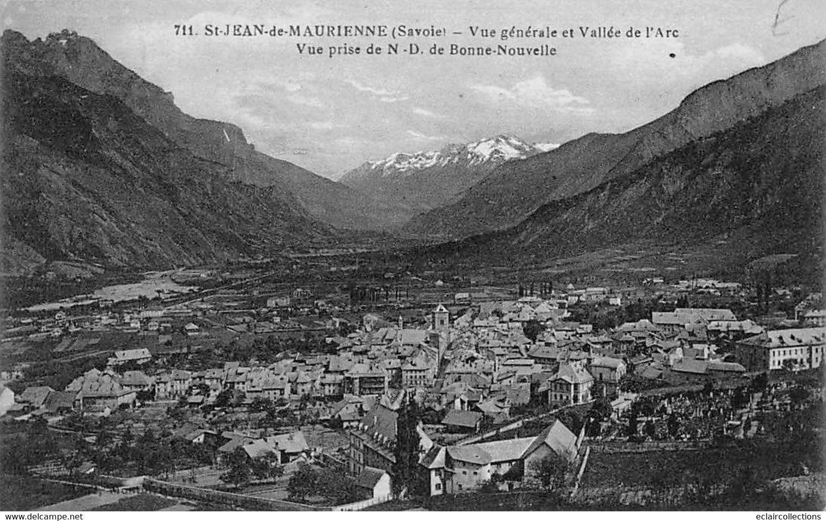 Saint Jean De Maurienne        73          Vue Générale  Et Le Vallée De L'Arc     (voir Scan) - Saint Jean De Maurienne