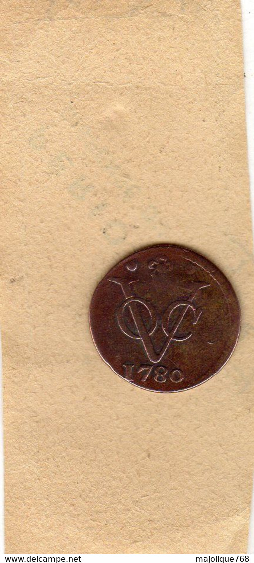 Monnaies  Pays-Bas Colonies  Indes Néerlandaises 1 Duit 1780 Cuivre En Bel état - Niederländisch-Indien