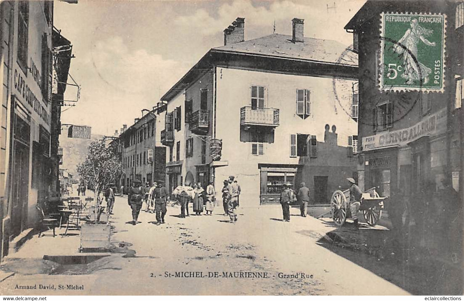 Saint Michel De Maurienne        73          Grande Rue . Commerces     (voir Scan) - Saint Michel De Maurienne