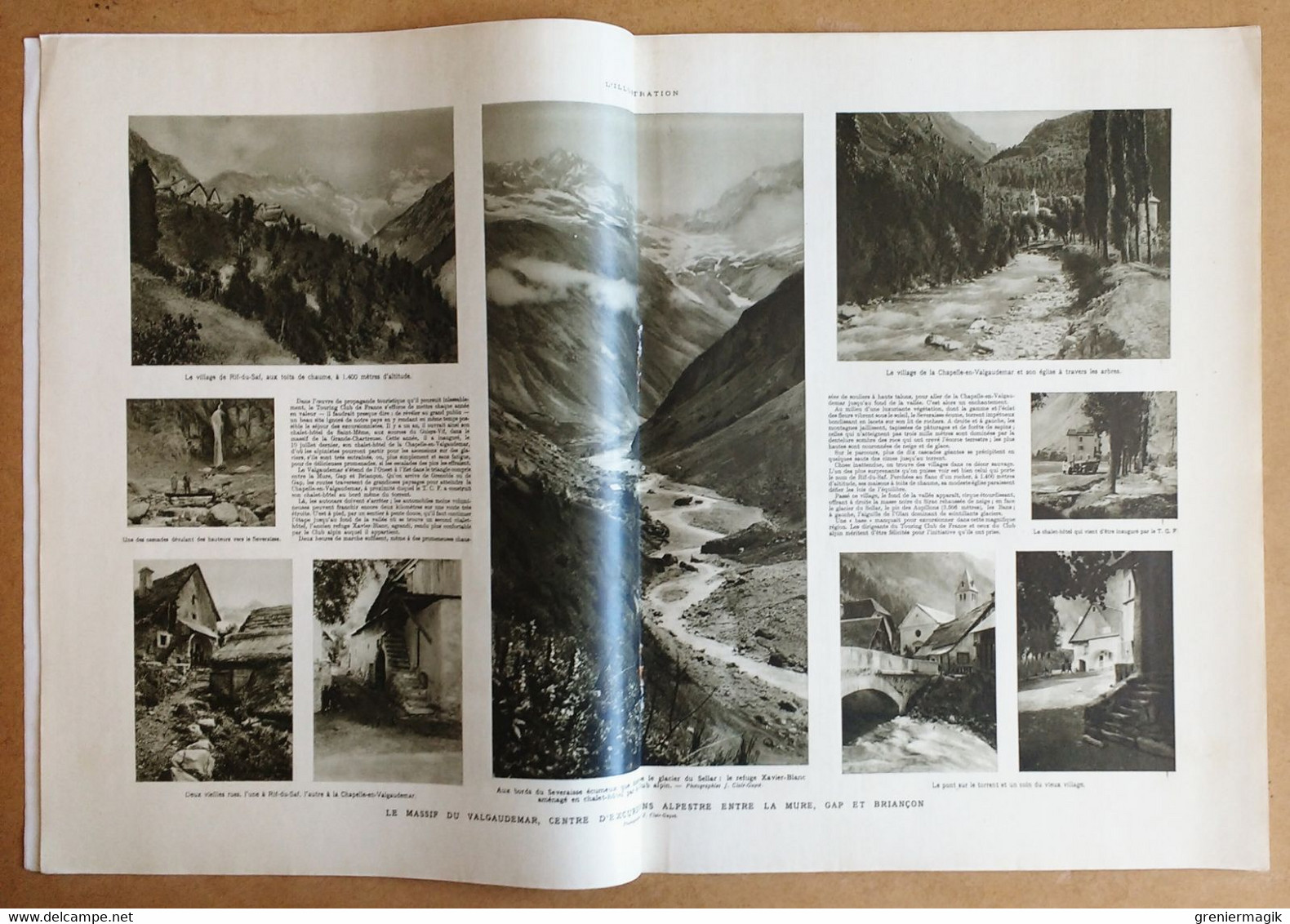 L'Illustration 4404 30/07/1927 Michel de Roumanie/Bossuet Meaux/Mormonisme Salt-Lake-City/Massif de Valgaudemar