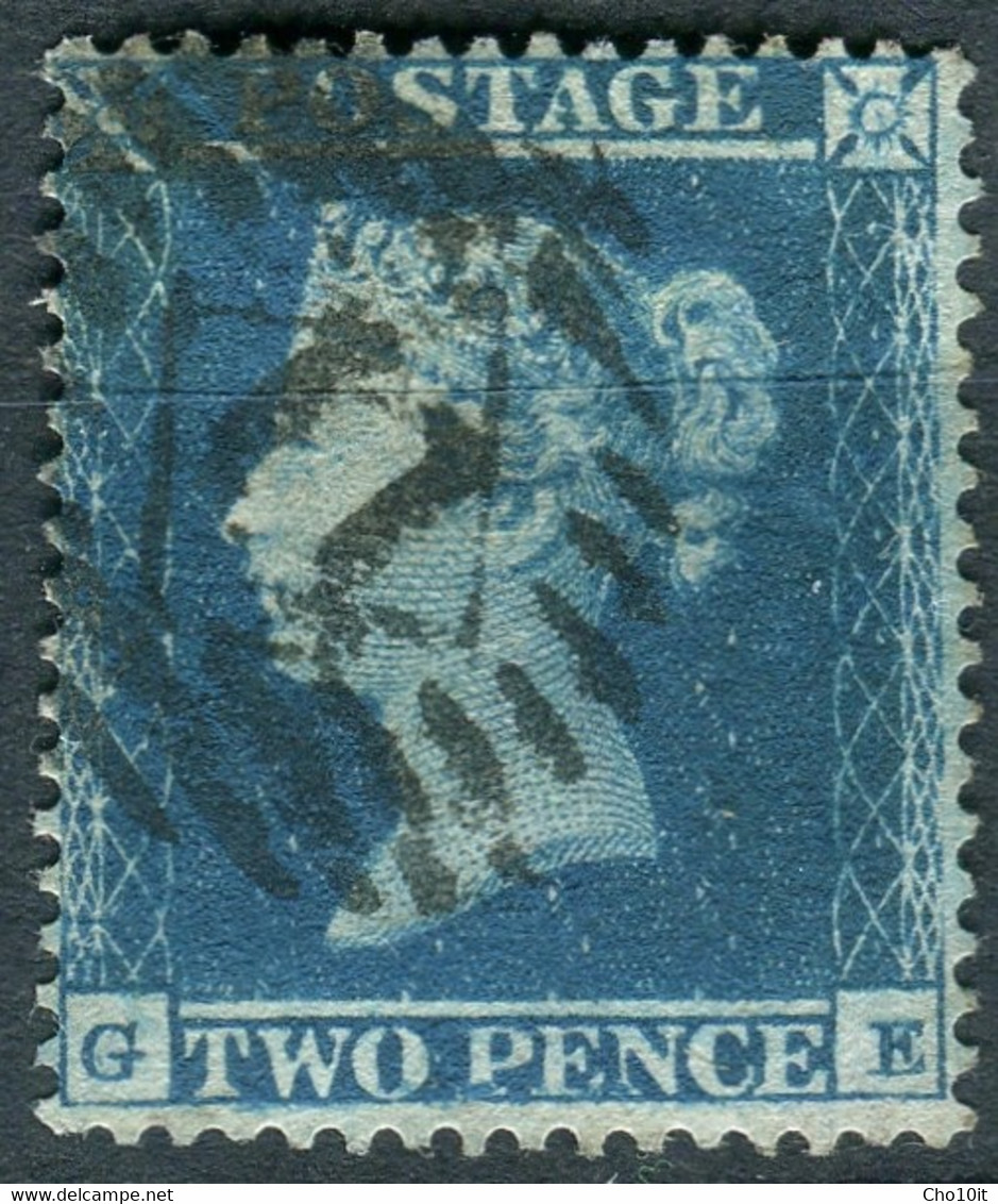 GB 1854 2d SG 19 Used QV PLATE 4     LETTERS  GE (002971) - Sin Clasificación