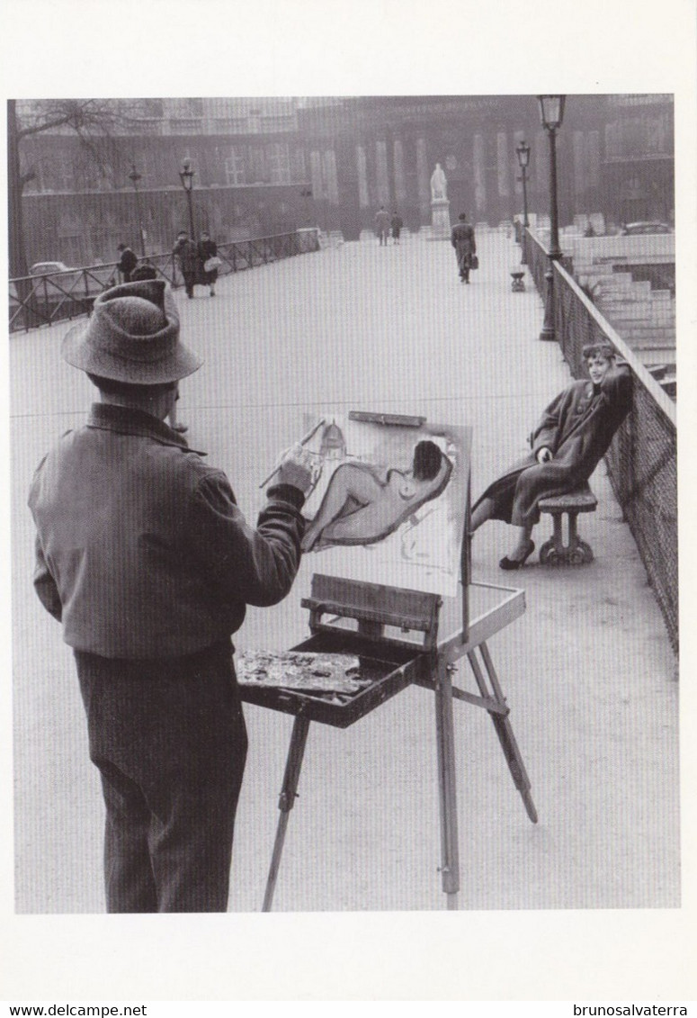 ROBERT DOISNEAU - Le Peintre Du Pont Des Arts - Paris 1953 - Doisneau