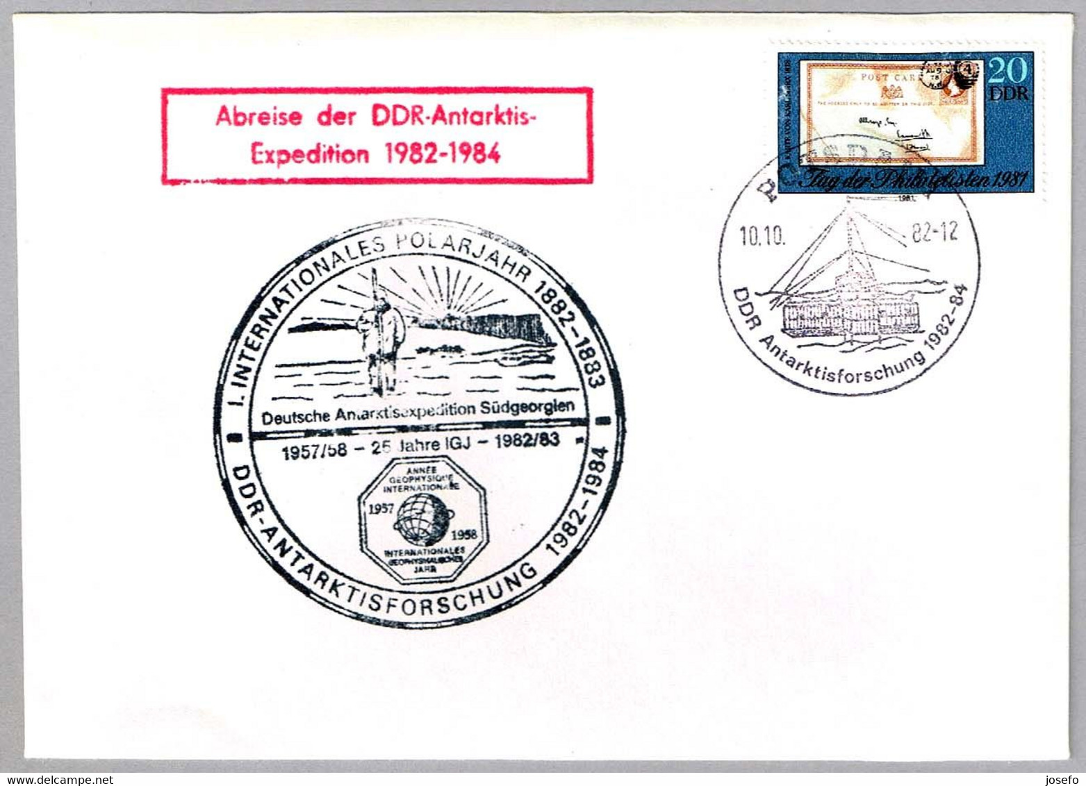 AÑO POLAR INTERNACIONAL - Investigacion DDR En La Antartida. Potsdam 1982 - Internationales Polarjahr