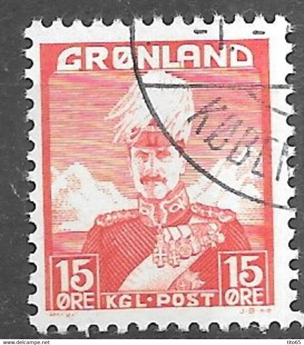 AFA#5   1938, Greenland    Used - Oblitérés