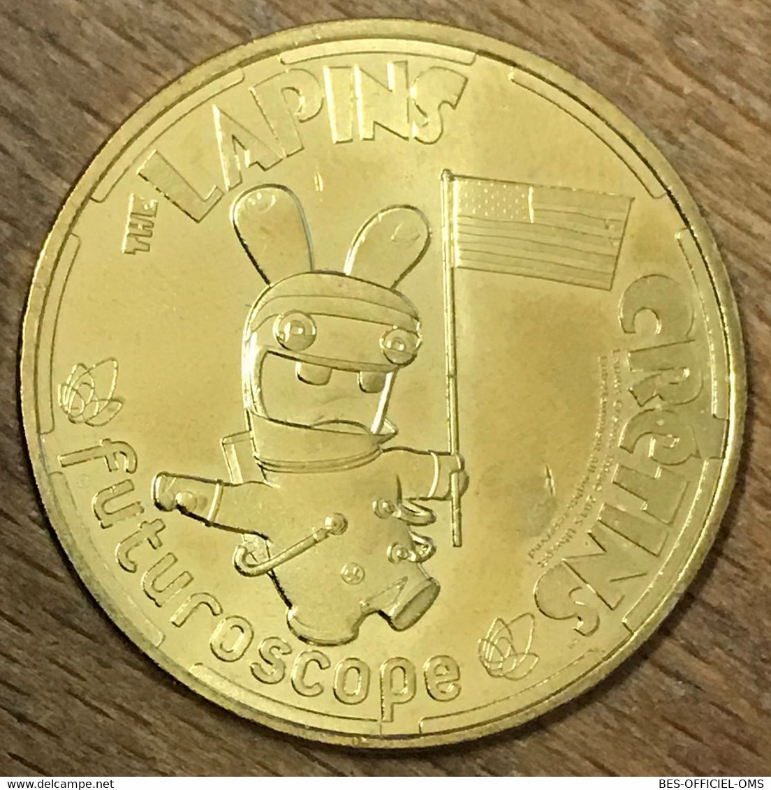 86 FUTUROSCOPE LAPIN COSMONAUTE MDP 2015 MÉDAILLE SOUVENIR MONNAIE DE PARIS JETON TOURISTIQUE MEDALS COINS TOKENS - 2015