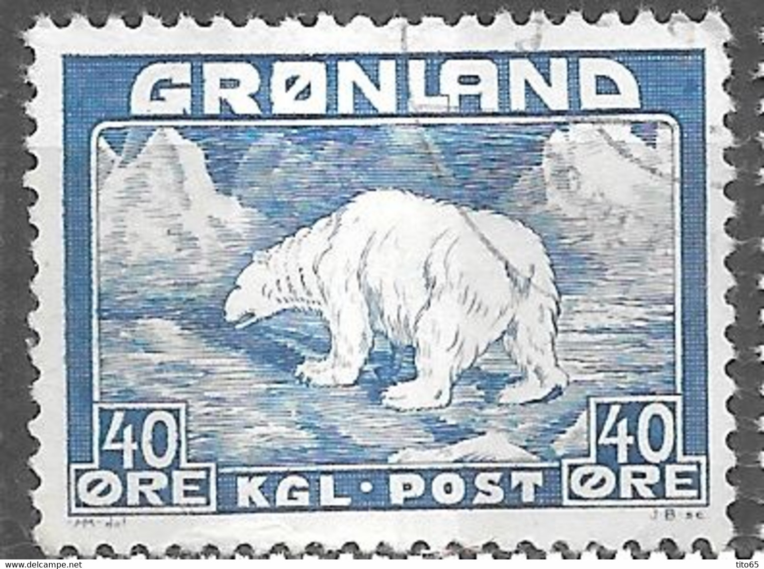 AFA#27   1946, Greenland    Used - Gebraucht