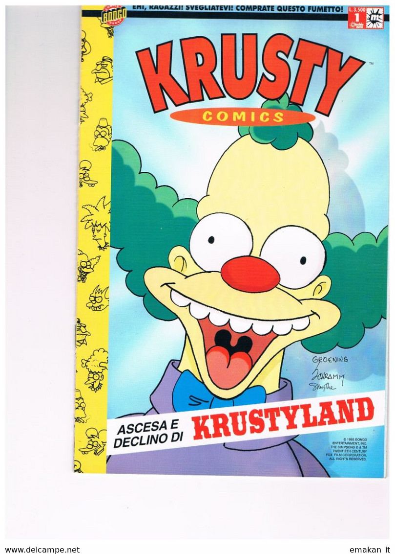 # KRUSTY N 1 / 1999  - OTTIMO - Prime Edizioni