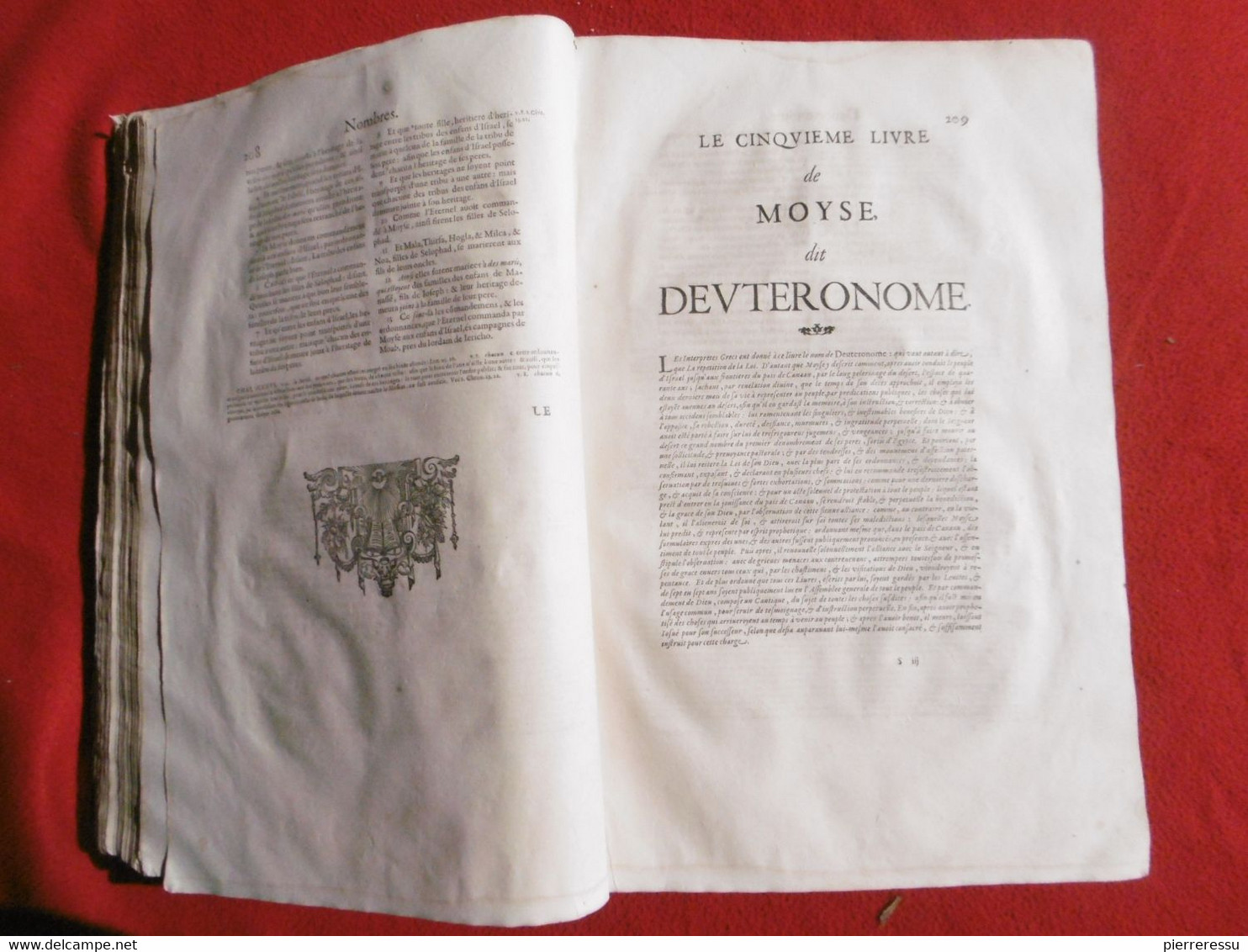 LA SAINTE BIBLE INTERPRETEE PAR JEAN DIODATI 1644 GENEVE PIERRE CHOUET RRRRRRRRRRRR