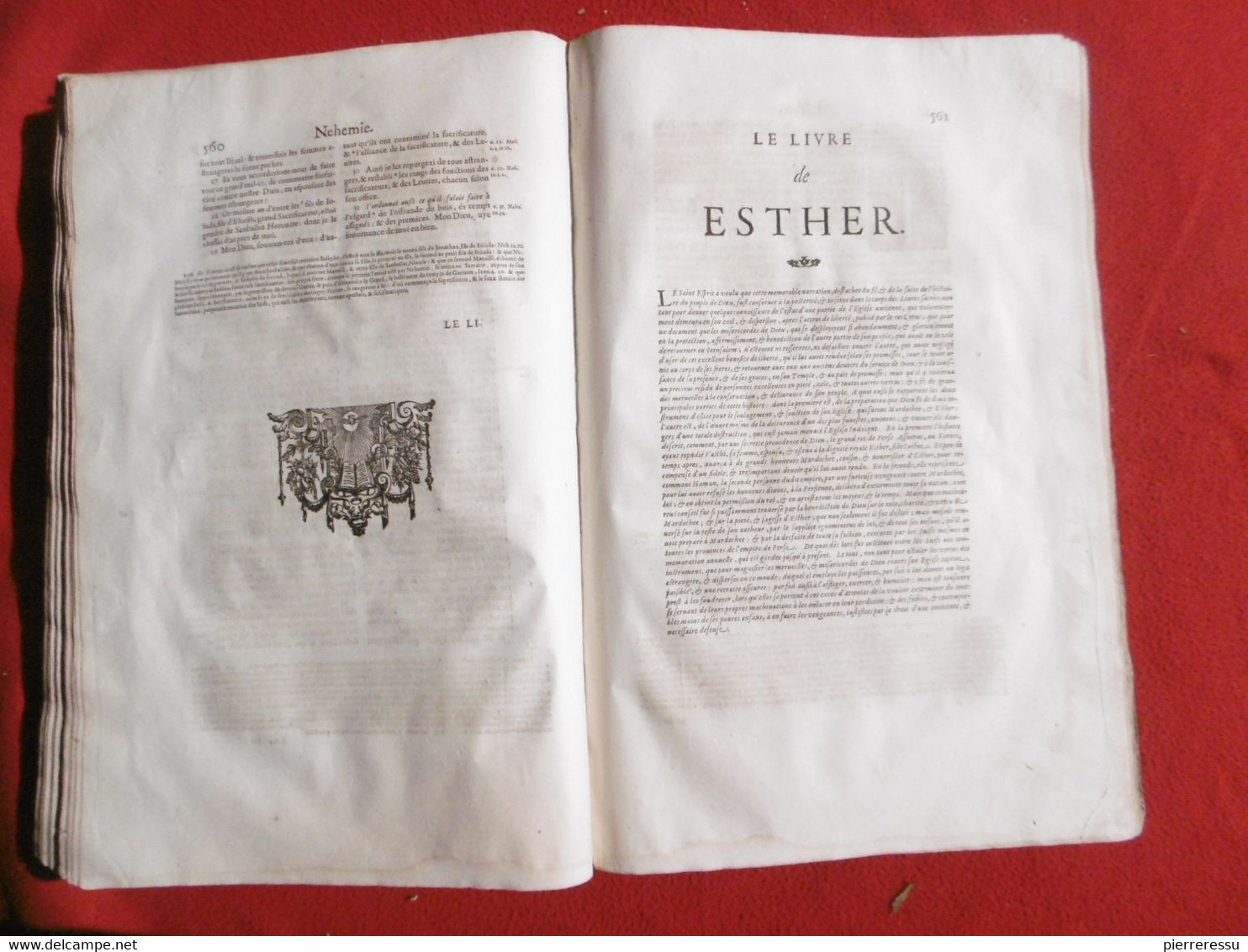 LA SAINTE BIBLE INTERPRETEE PAR JEAN DIODATI 1644 GENEVE PIERRE CHOUET RRRRRRRRRRRR