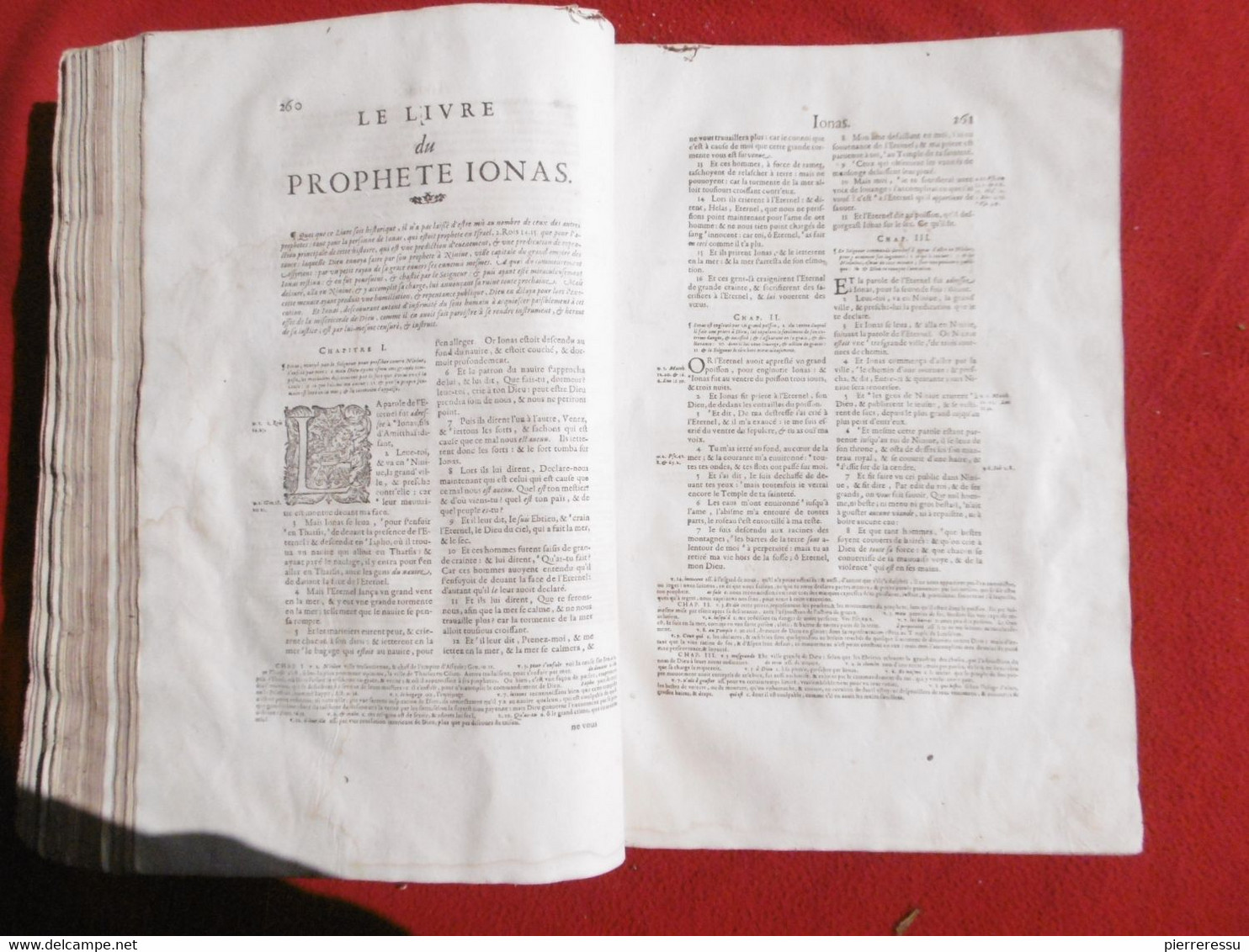 LA SAINTE BIBLE INTERPRETEE PAR JEAN DIODATI 1644 GENEVE PIERRE CHOUET RRRRRRRRRRRR