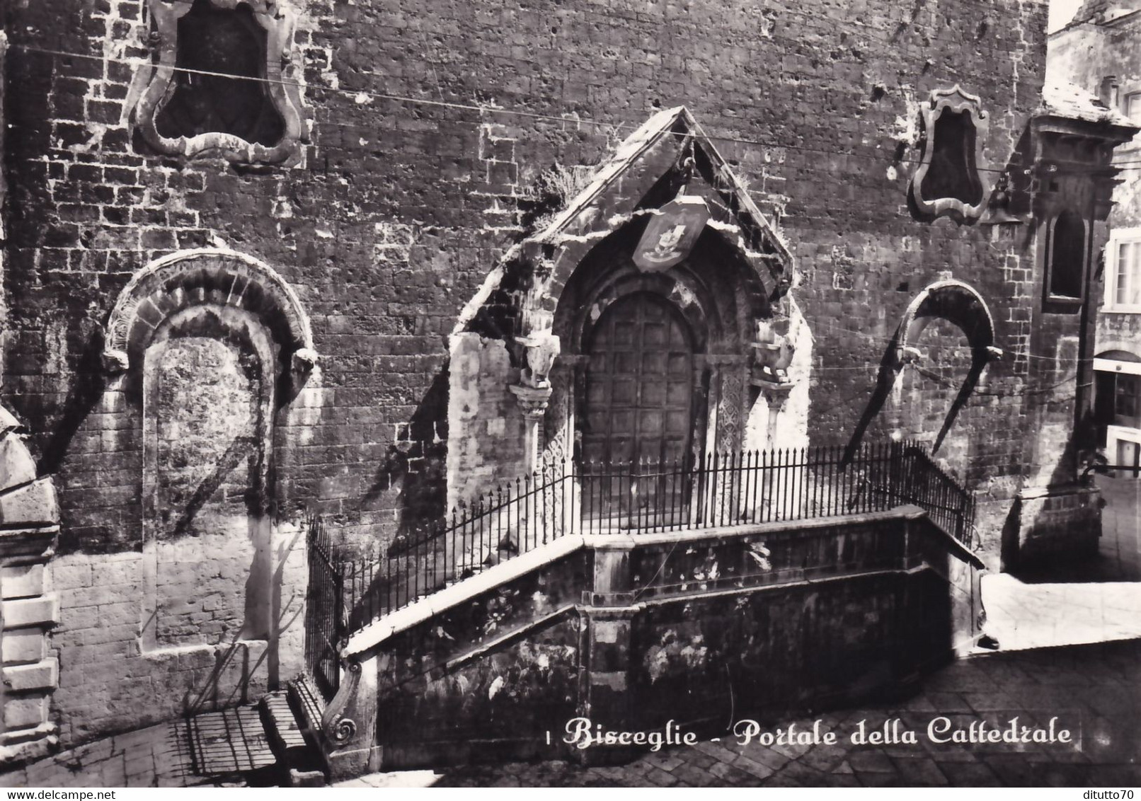 Bisceglie - Portale Della Cattedrale - Formato Grande Viaggiata – FE190 - Bisceglie