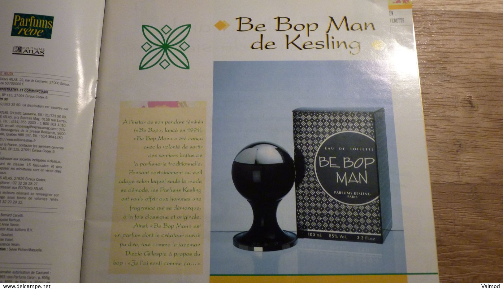 Magazine "Parfums De Rêve" N° 72 - Kesling "Be Bop Man" - Editions Atlas - Magazines