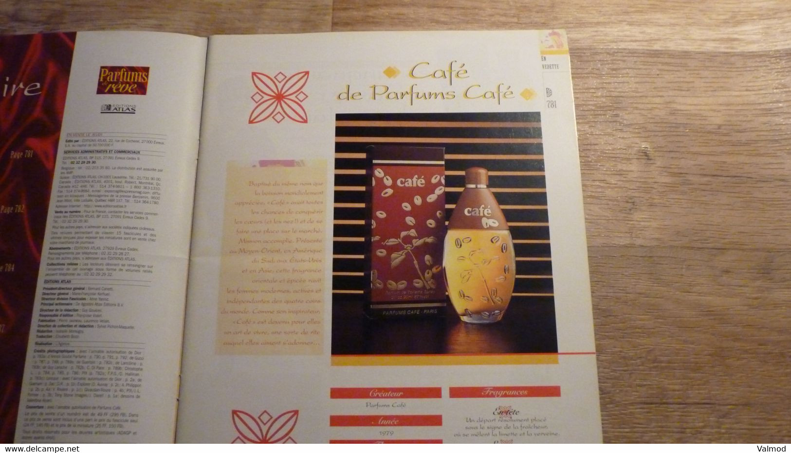 Magazine "Parfums De Rêve" N° 66 - Parfums Café "Café" - Editions Atlas - Zeitschriften