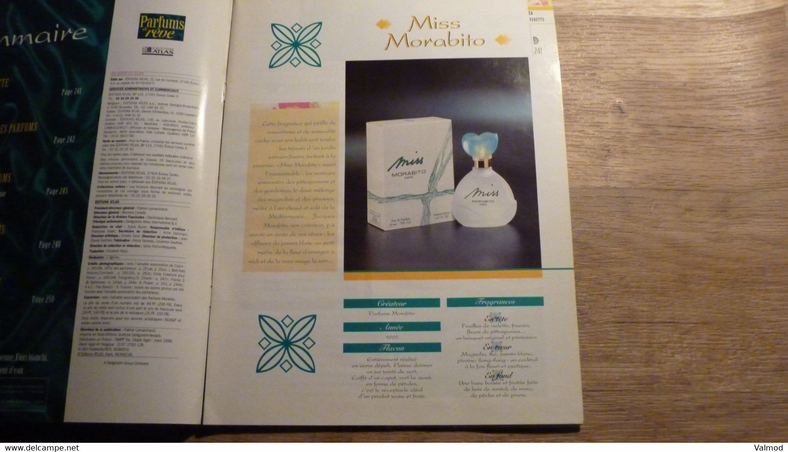 Magazine "Parfums De Rêve" N° 21 - Morabito "Miss Morabito" - Editions Atlas - Magazines