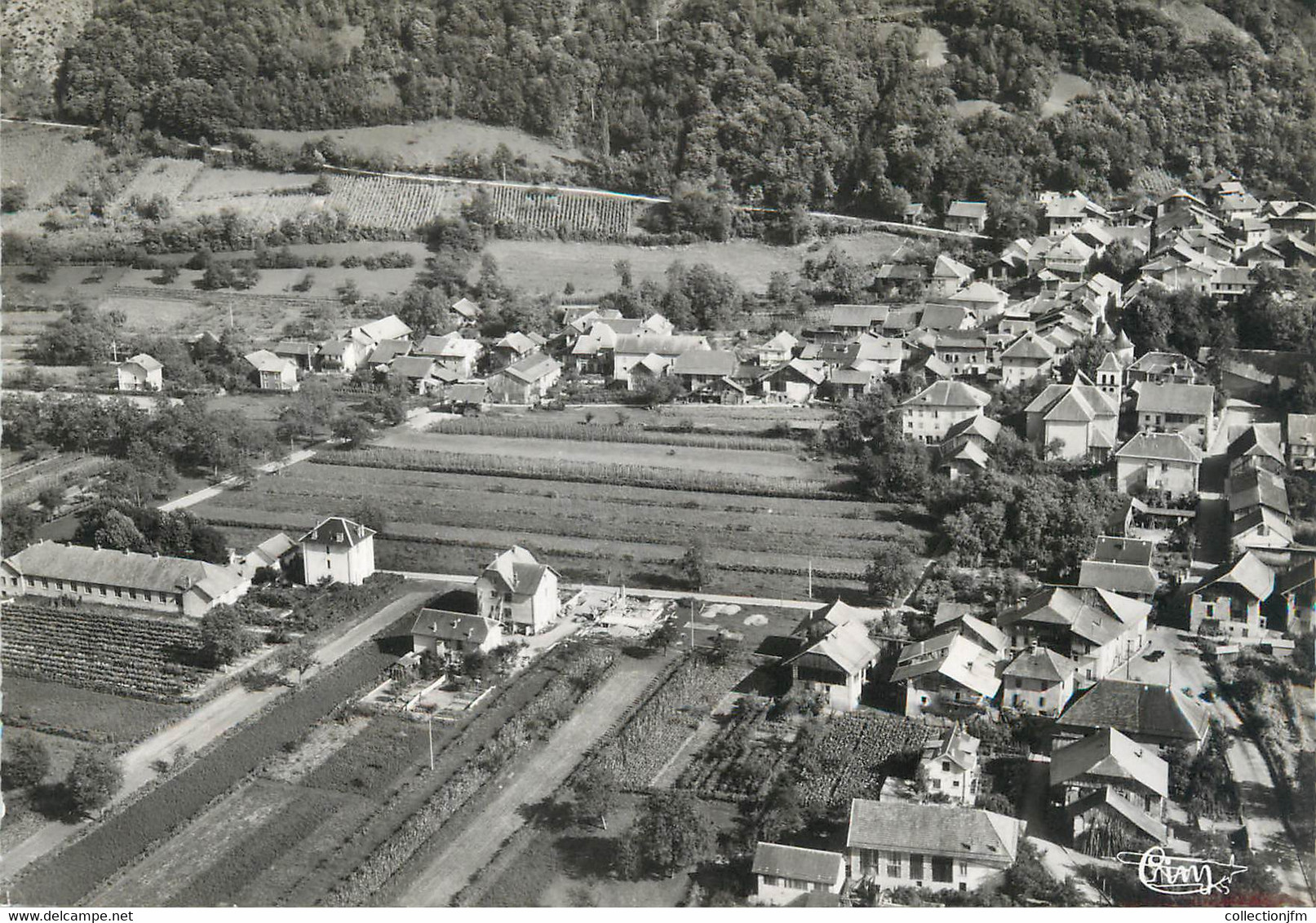 / CPSM FRANCE 73 "Chamoux, Vue Panoramique Aérienne" - Chamoux Sur Gelon