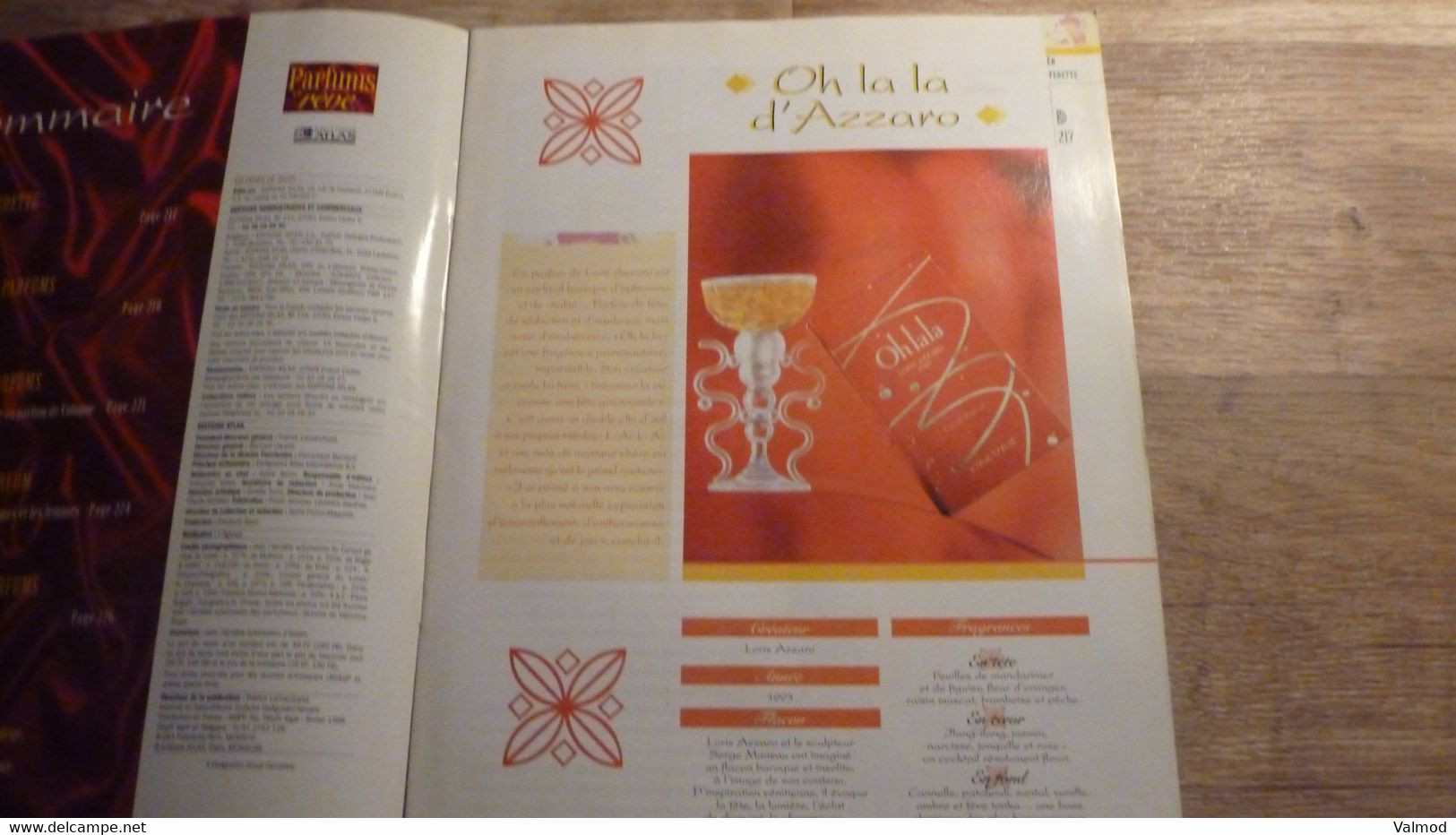 Magazine "Parfums De Rêve" N° 19 -  Azzaro - "Oh La La" - Editions Atlas - Riviste