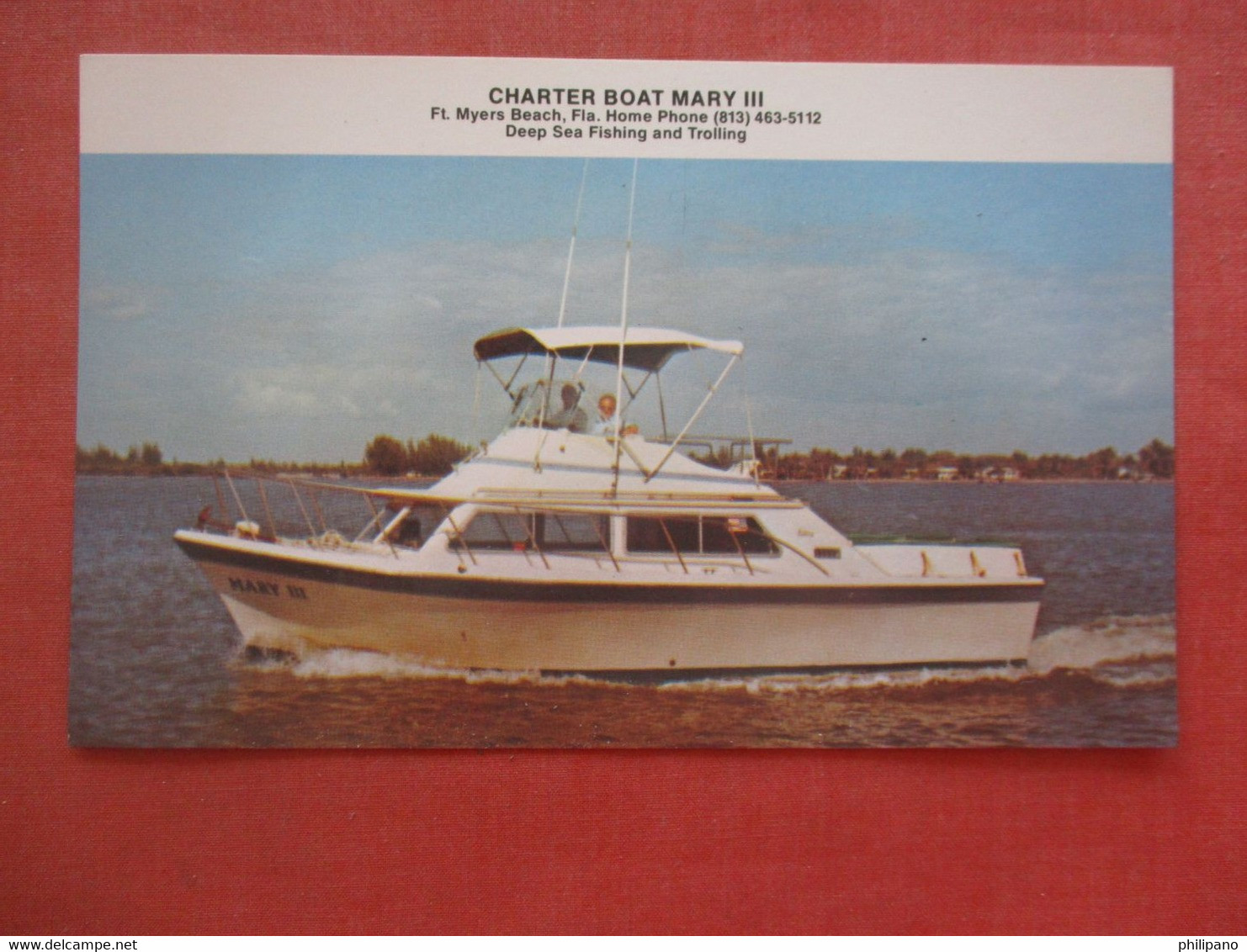 Deep Sea Fishing   Charter Boat Mary III      Fort Myers Beach  Florida  Ref 4820 - Fort Myers