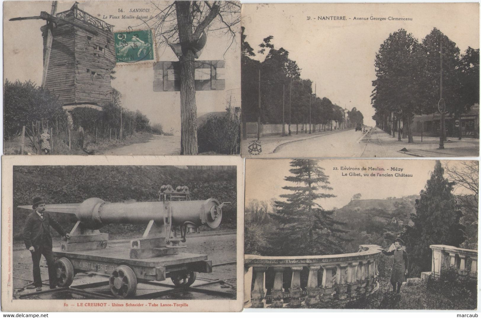 BEAU LOT De 60 CPA France - Départements Divers - Quelques Scans - 5 - 99 Postkaarten