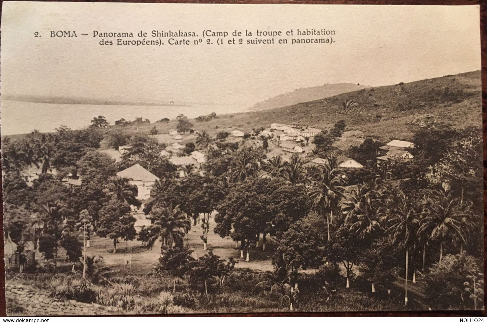 Cpa, BOMA, Panorama De Shinkakasa (Camp De La Troupe Et Habitation Des Européens) Carte N° 2 - Congo Belge