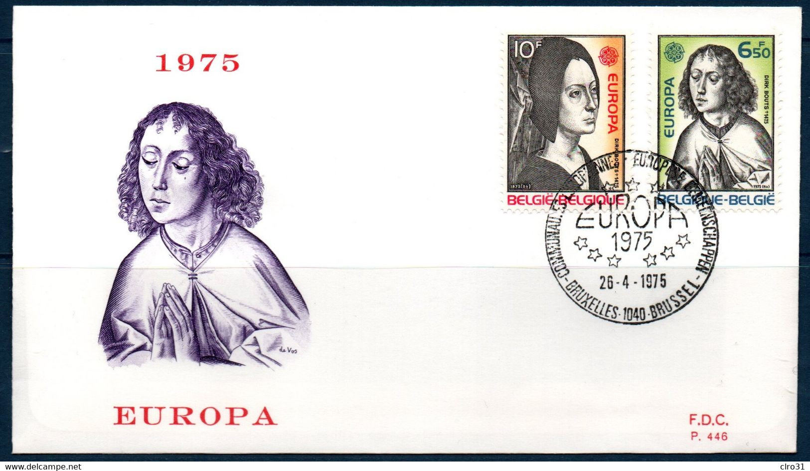 BELGIQUE : LOT de 17  ENVELOPPES  FDC  EUROPA   1957-58-59-60-61-62-63-64-65-66-67-68-69-70-71-74-75  ... 17 SCANS