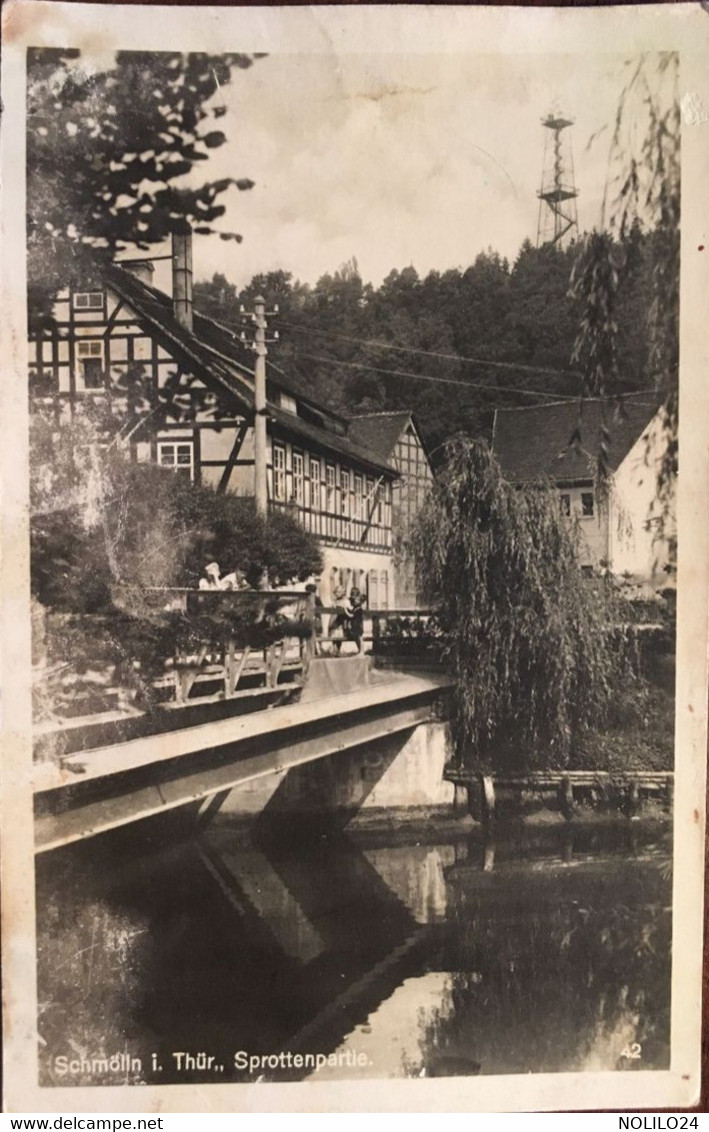 Cp D'avril 1945,  Schmölln In Thüringen, Sprottenpartie , Animée, Enfants, écrite, éd Trinks & Co - Teco - Schmoelln