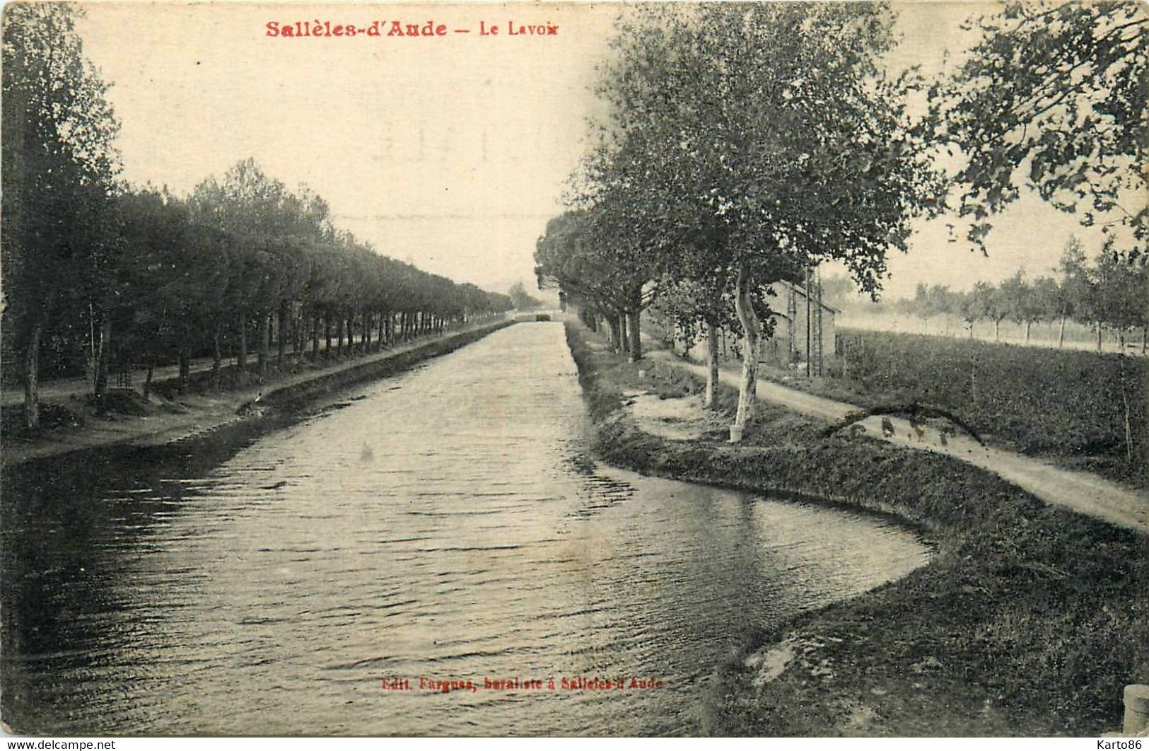 Sallèles D'aude * Le Lavoir * Route Chemin Canal - Salleles D'Aude