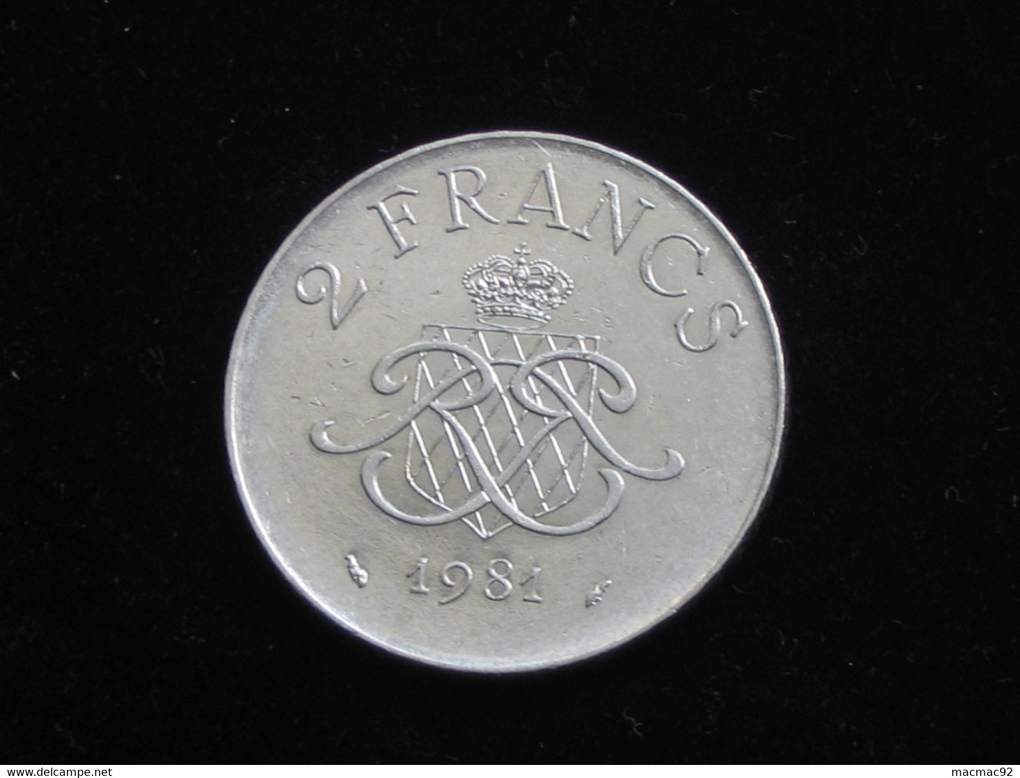 MONACO - 2 Francs 1981 - Rainier III Prince De Monaco **** EN ACHAT IMMEDIAT **** - 1949-1956 Oude Frank