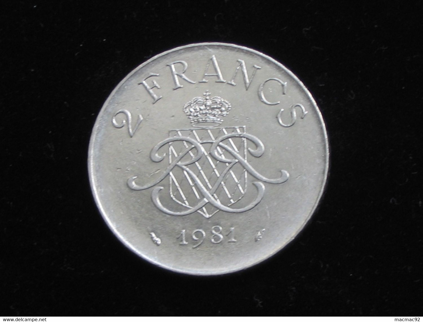 MONACO - 2 Francs 1981 - Rainier III Prince De Monaco **** EN ACHAT IMMEDIAT **** - 1949-1956 Franchi Antichi