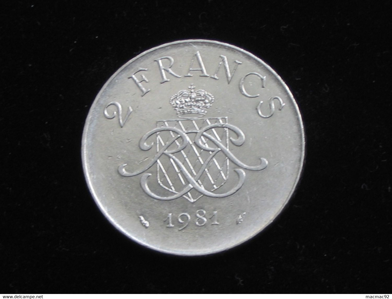 MONACO - 2 Francs 1981 - Rainier III Prince De Monaco **** EN ACHAT IMMEDIAT **** - 1949-1956 Oude Frank