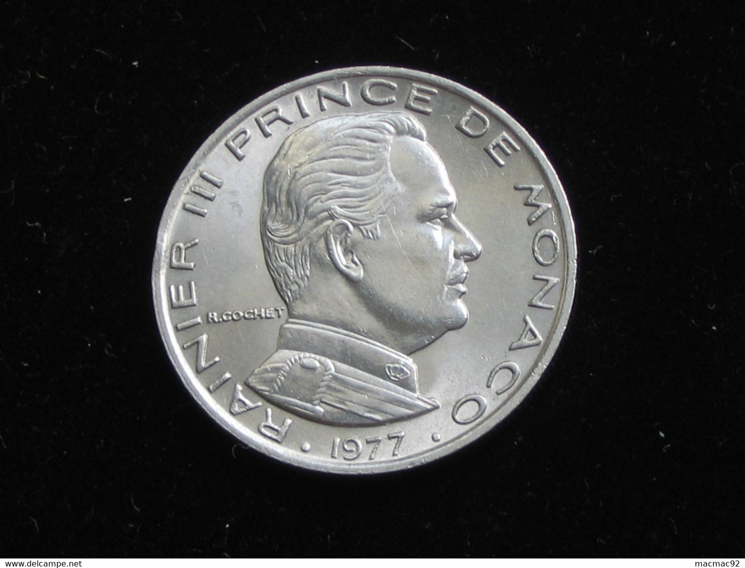 MONACO - 1 Franc 1977 - Rainier III Prince De Monaco **** EN ACHAT IMMEDIAT **** - 1949-1956 Anciens Francs