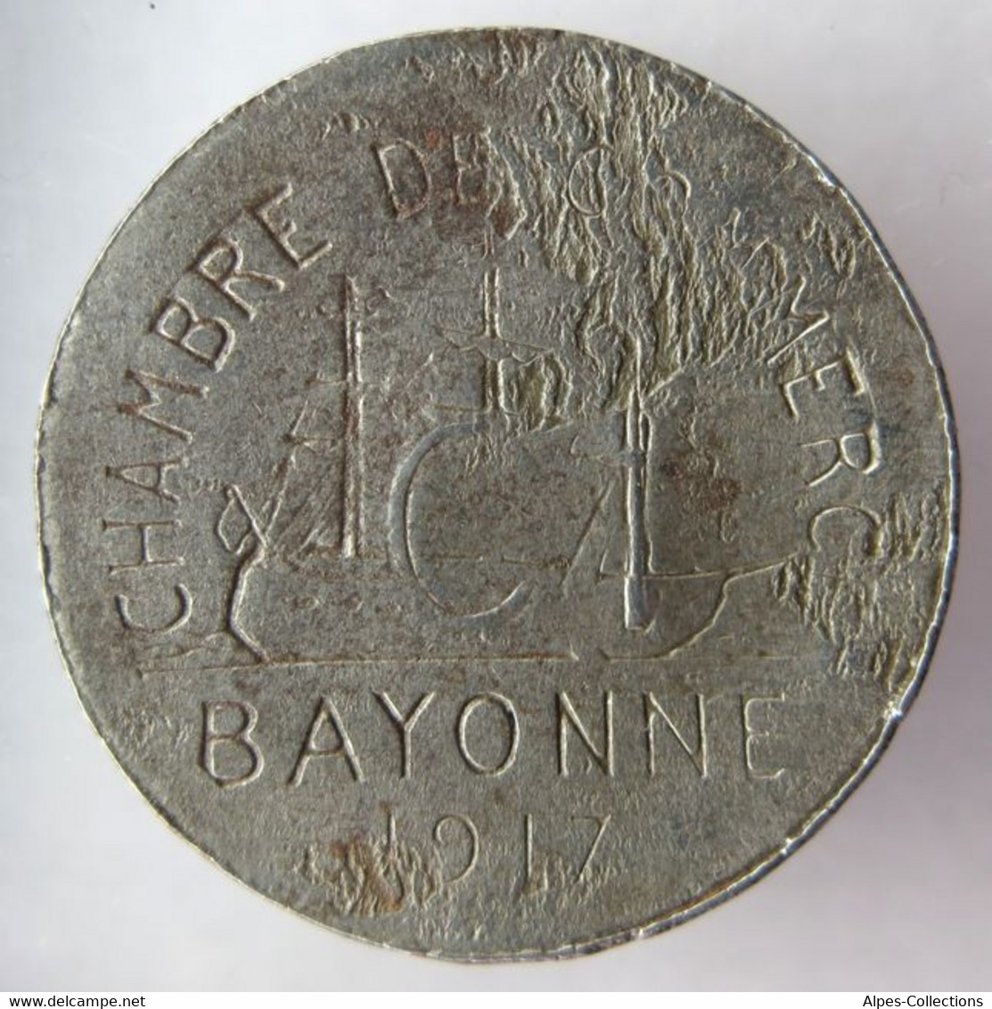 BAYONNE - 01.02 - Monnaie De Nécessité - 10 Centimes 1917 - Monetary / Of Necessity