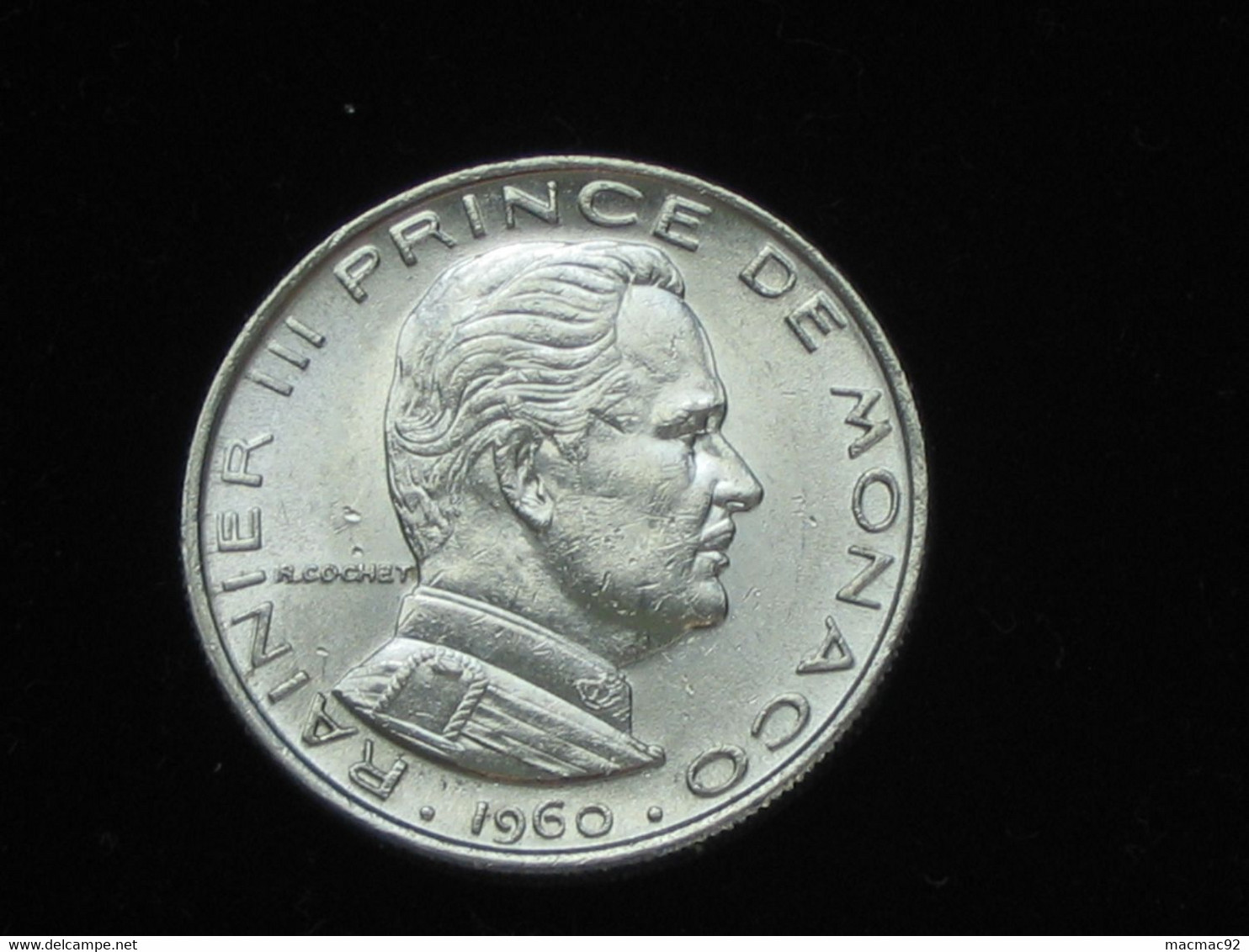 MONACO - 1 Franc 1960 - Rainier III Prince De Monaco **** EN ACHAT IMMEDIAT **** - 1949-1956 Old Francs