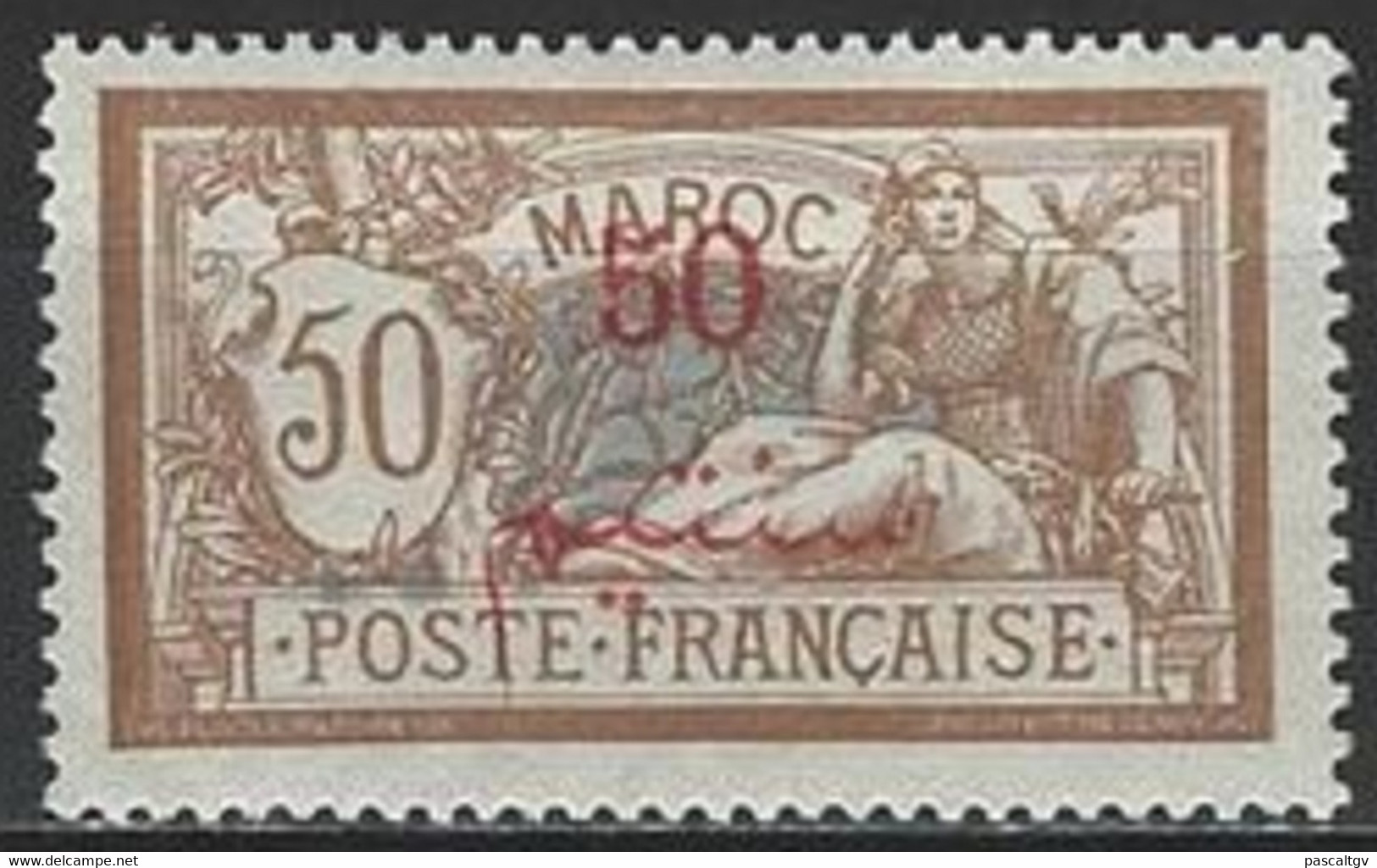 B - Maroc 1916 N°35** LUXE (cote29) - Ongebruikt