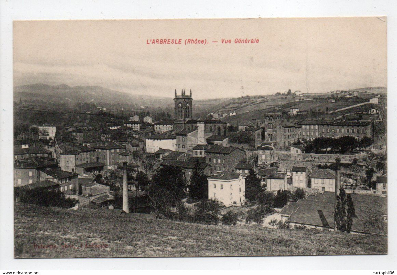 - CPA L'ARBRESLE (69) - Vue Générale - Photo Delorme - - L'Arbresle