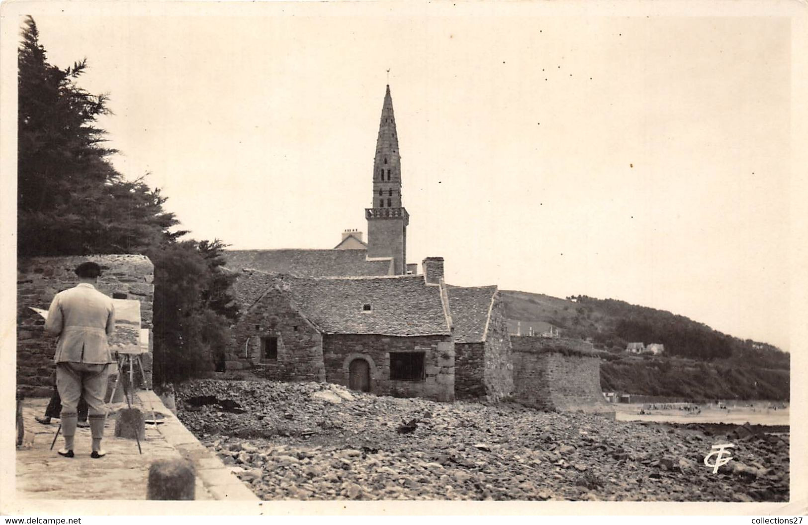 22-SAONT-MICHEL-EN-GREVE- VIEUX MOULIN AU BORD DE LA MER - Saint-Michel-en-Grève