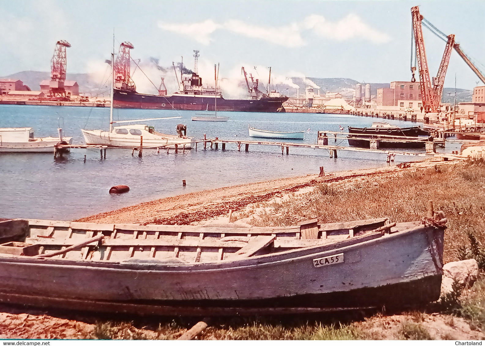 Cartolina - Sant'Antioco - Il Porto - 1970 Ca. - Cagliari