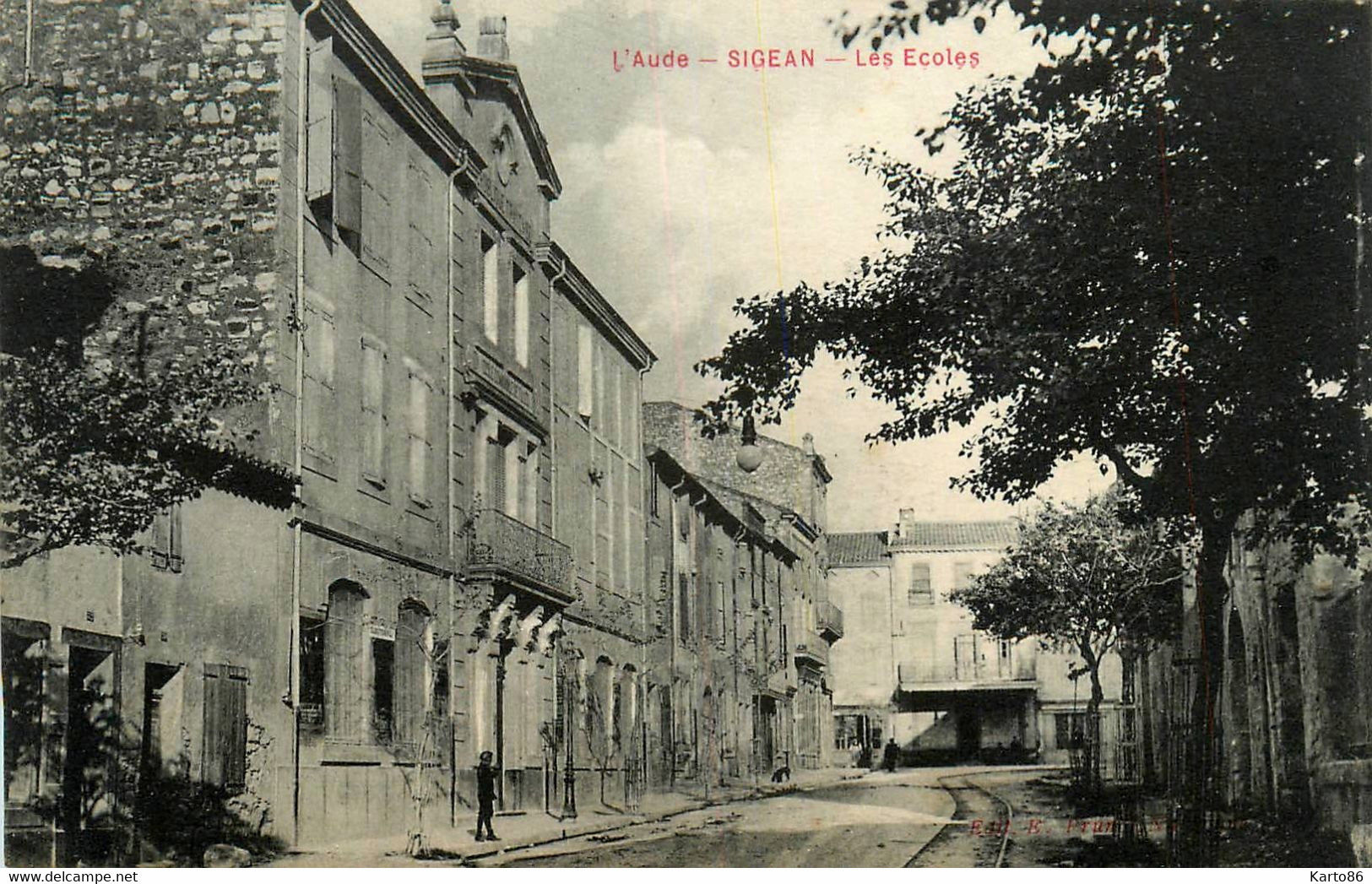 Sigean * Rue Et Les écoles * école * Groupe Scolaire - Sigean