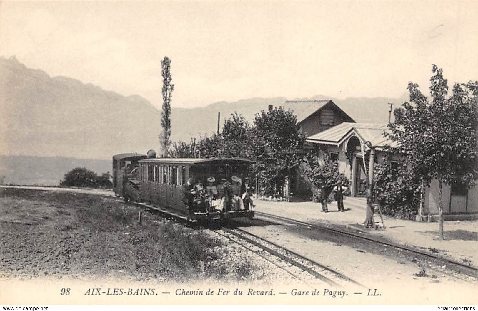 Aix Les Bains      73        Chemin De Fer Du Revard . Gare De Pugny    (voir Scan) - Aix Les Bains