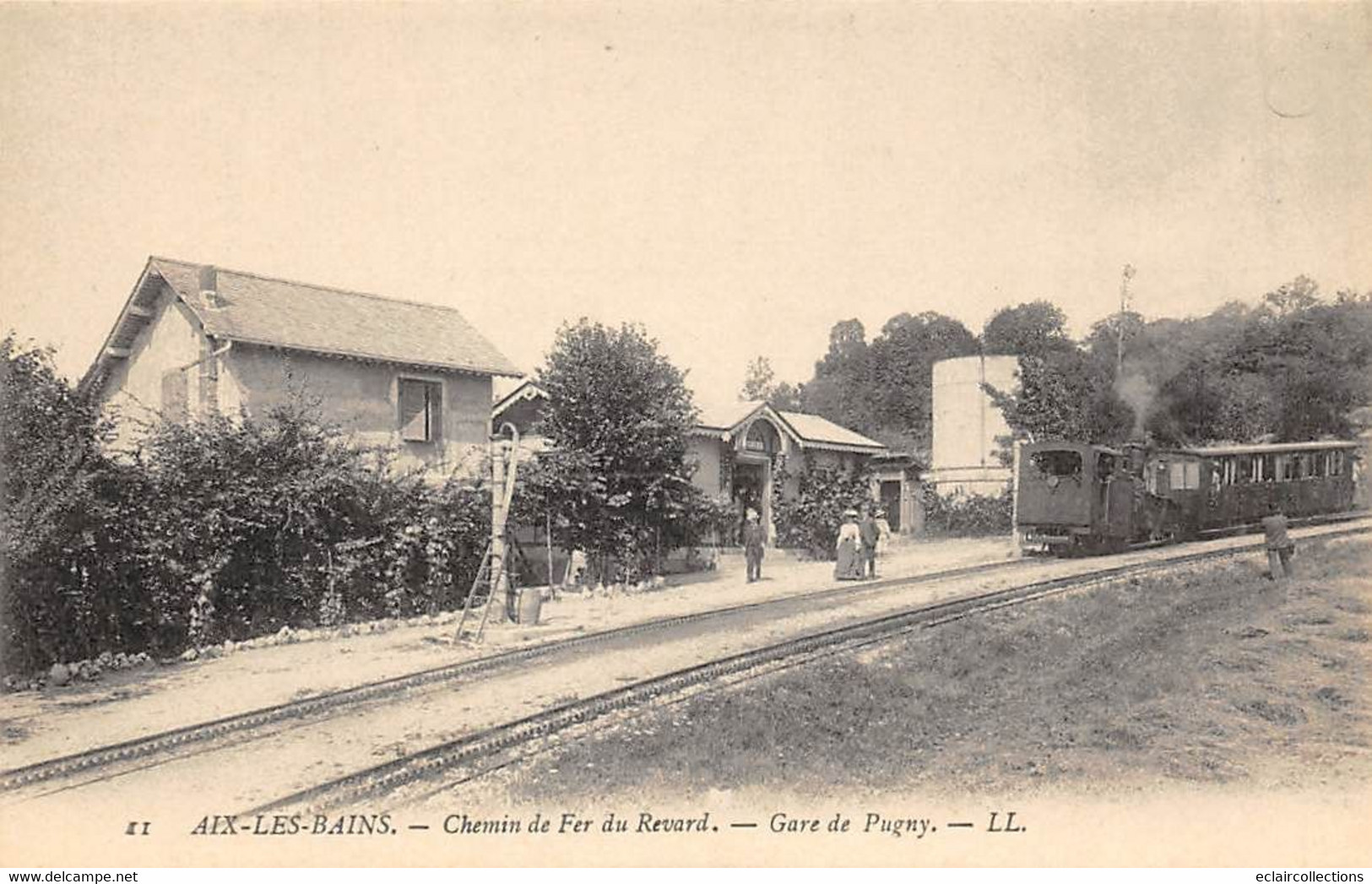 Aix Les Bains      73        Chemin De Fer Du Revard . Gare De Pugny       N°  L.L  11   (voir Scan) - Aix Les Bains